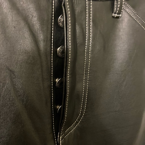 Simonett Kika Vegan Leather Pants Medium - Picture 9 of 13
